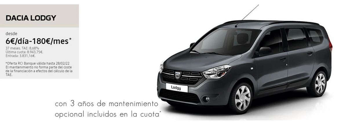 dacia lodgy febrero 2022