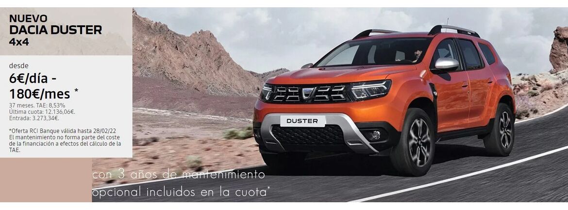 dacia nuevoduster febrero 2022